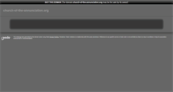 Desktop Screenshot of church-of-the-annunciation.org